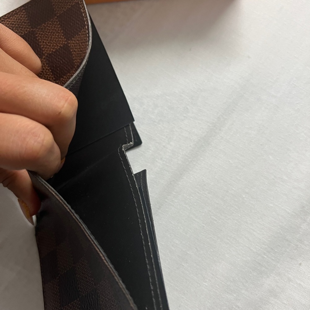 Louis Vuitton Slender Damier Graphite Portefeuille Multiple Bifold Authentic - Picture 7 of 8